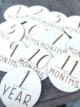 Baby Monthly Milestone Rounds Design 3