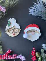 Mr. & Mrs. Claus Ornament Bundle