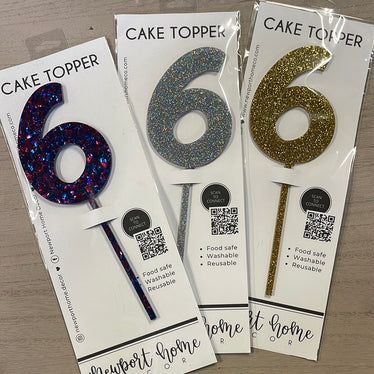 6 Cake Topper