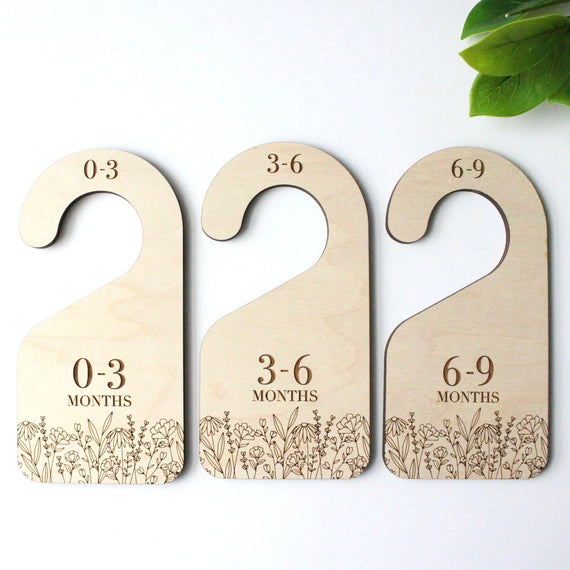Baby Closet Dividers - Floral