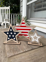 Patriotic Star - Stripes