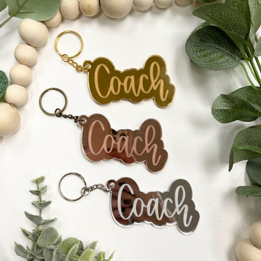 Coach Acrylic Keychain