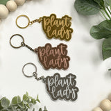 Plant Lady Acrylic Keychain