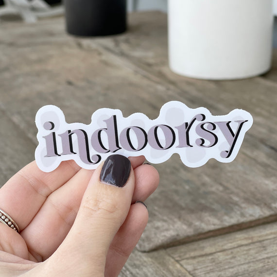 Indoorsy Sticker