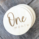 Baby Monthly Milestone Rounds Design 2